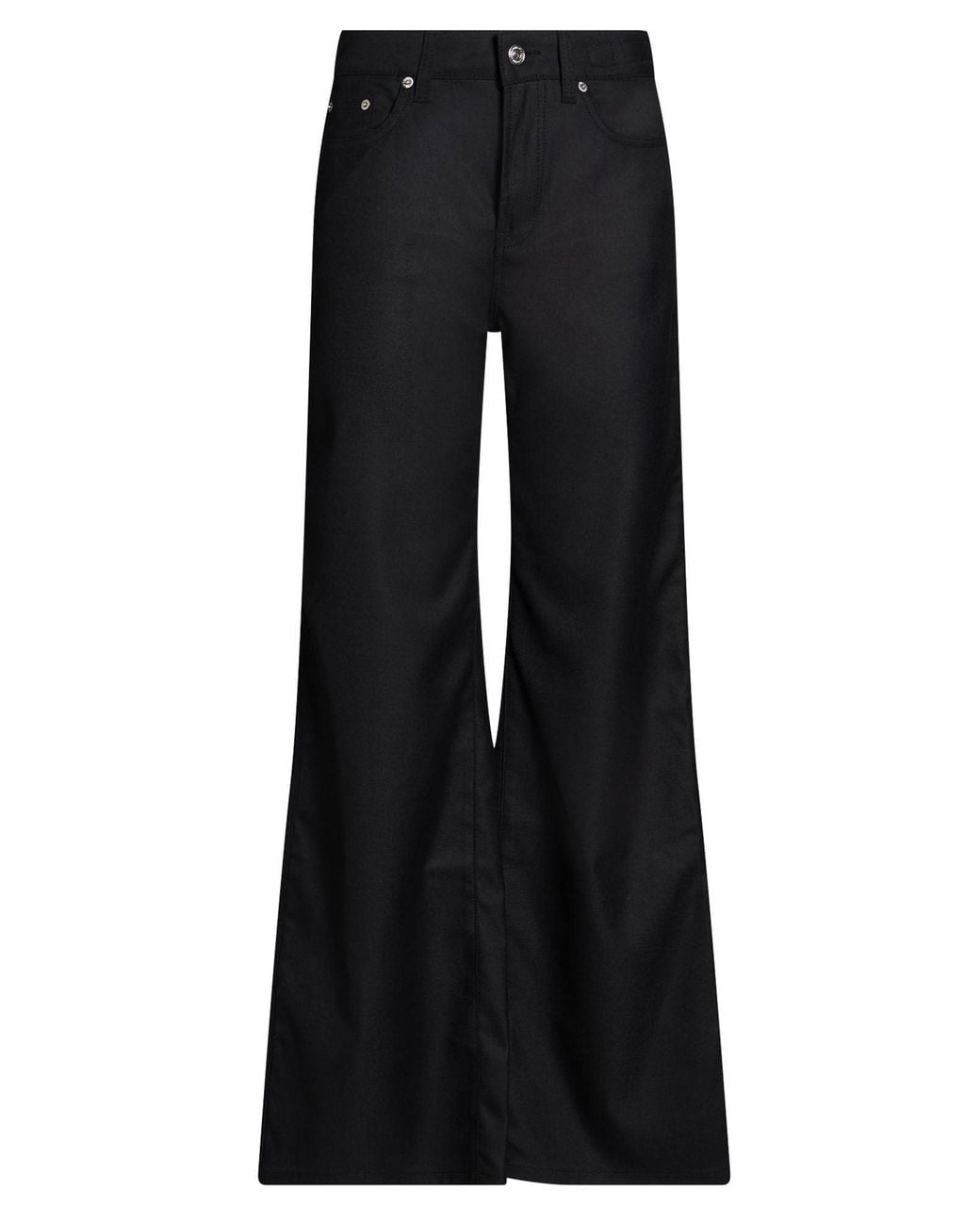 Department 5 Black Pants Polyester, Viscose, Elastane