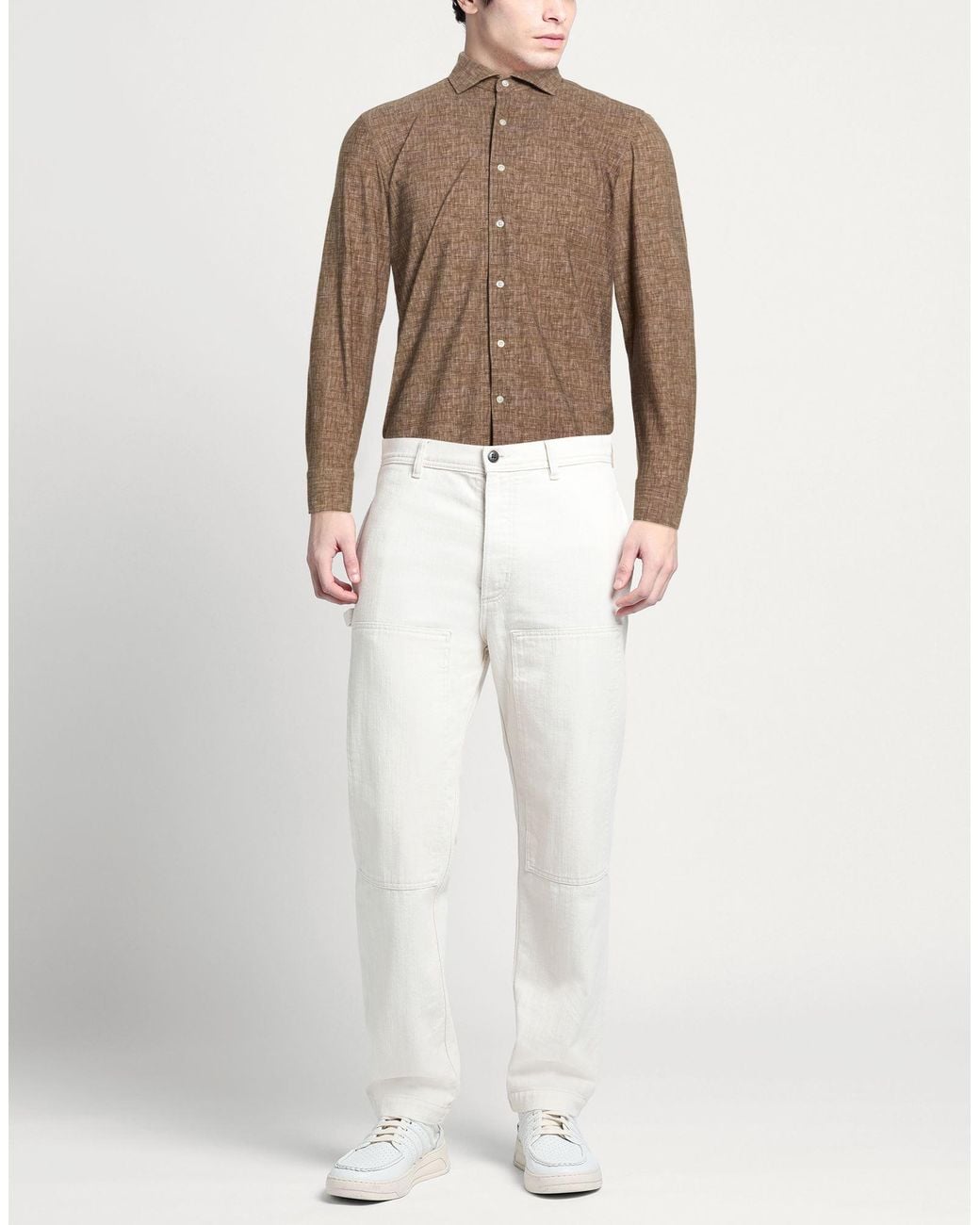 Camisa Ghirardelli de hombre de color Brown