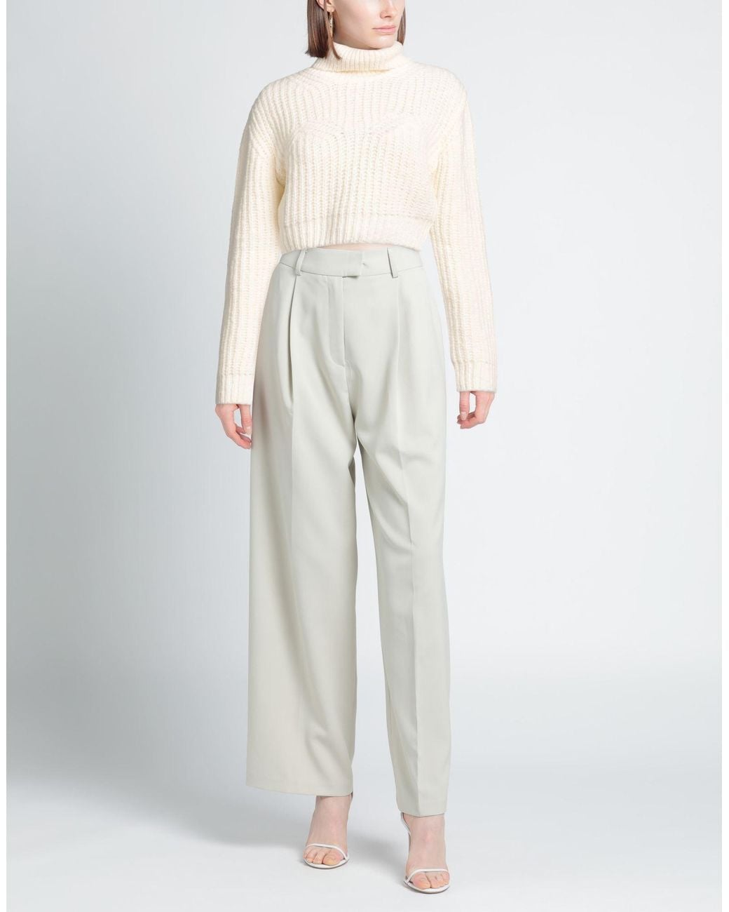 DSquared² White Rollkragenpullover