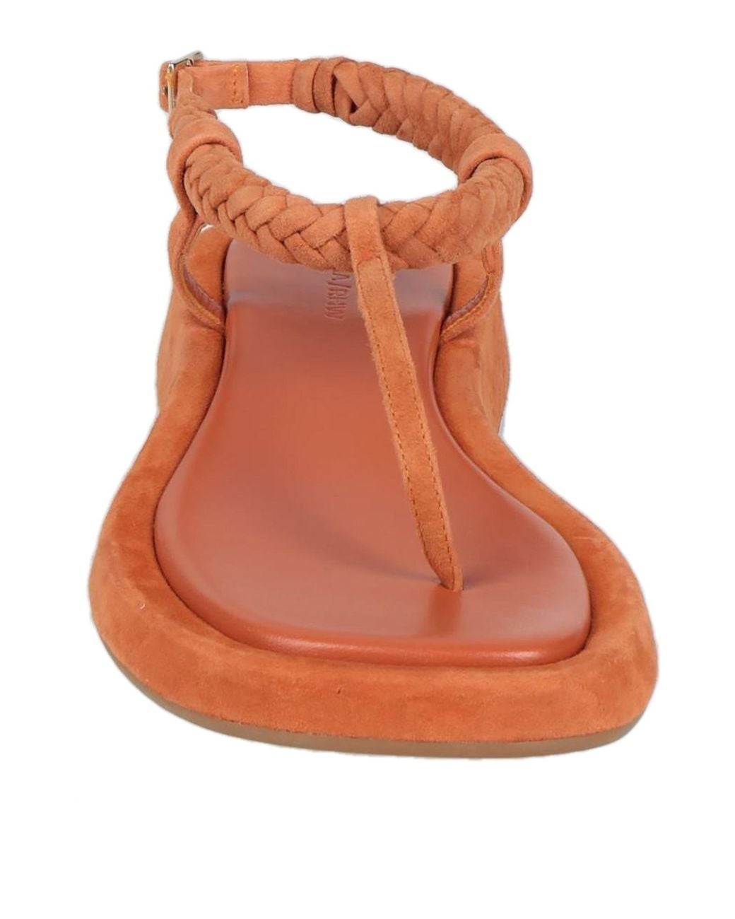 GIA RHW Brown Thong Sandal
