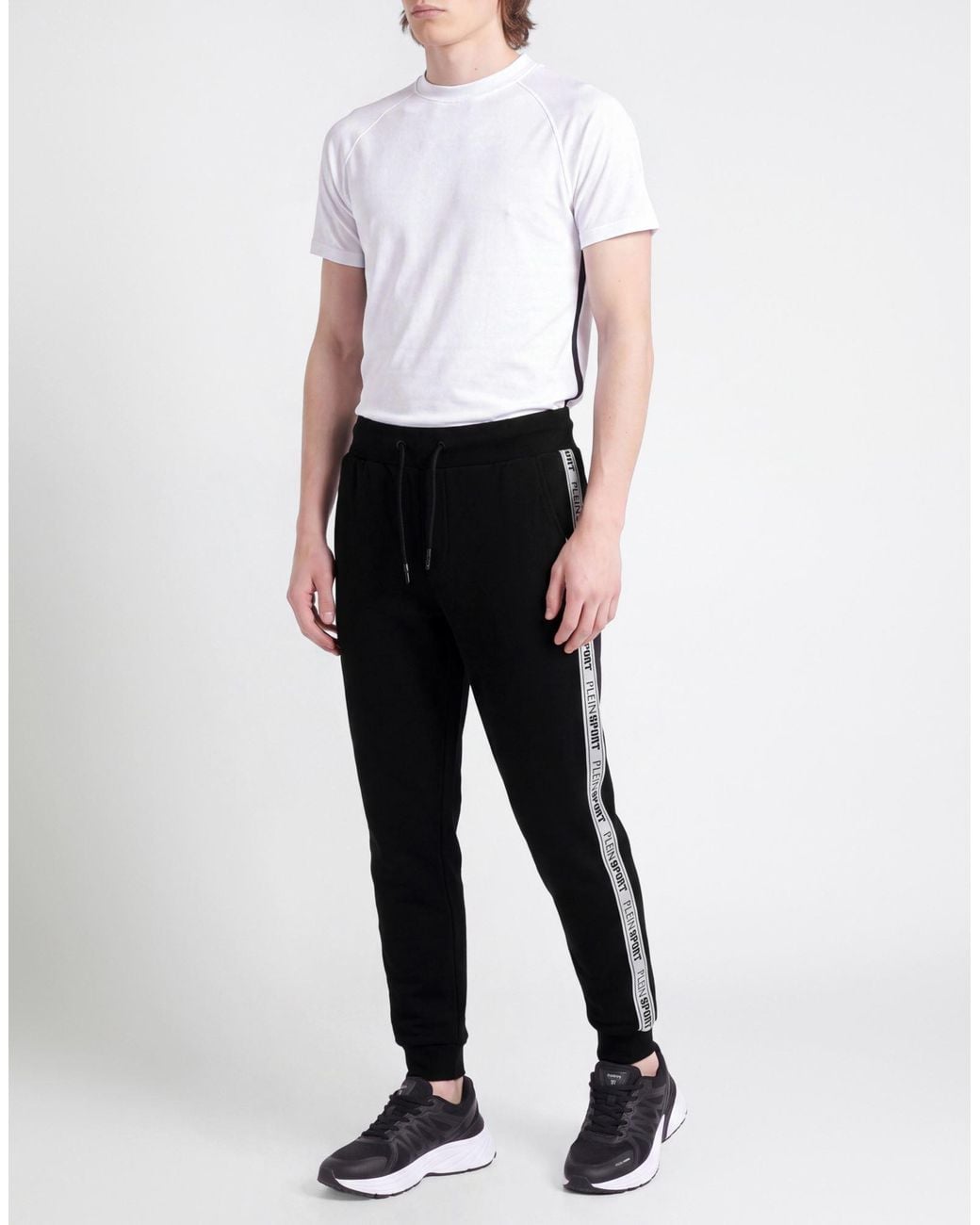 Philipp Plein Black Pants Cotton for men