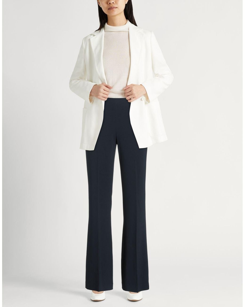 Theory Blue Midnight Pants Triacetate, Polyester