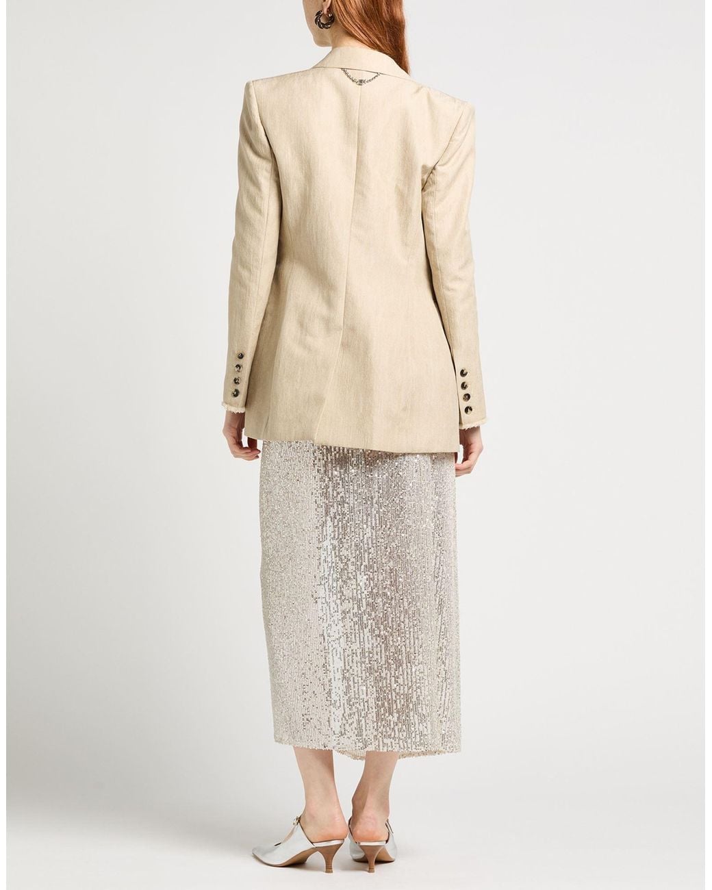 Rabanne Natural Blazer Cotton, Viscose, Polyamide, Polyester
