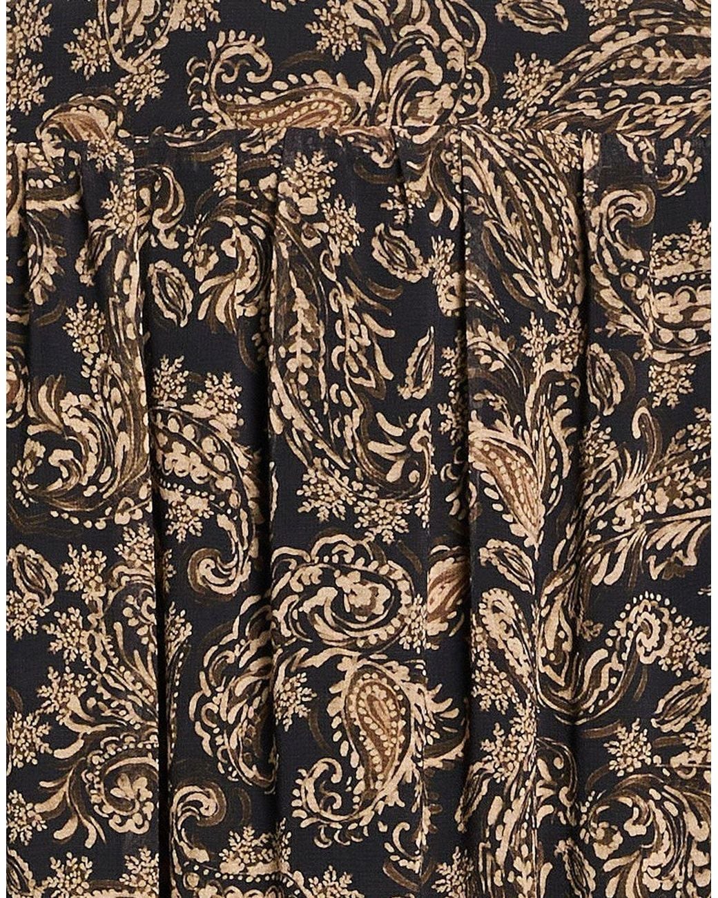 Kaos Black Maxi Skirt Polyester