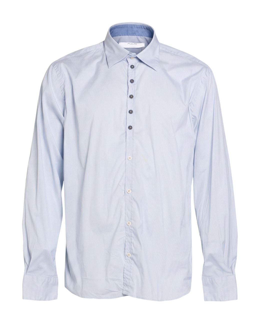 Aglini Blue Sky Shirt Cotton, Polyamide, Elastane for men