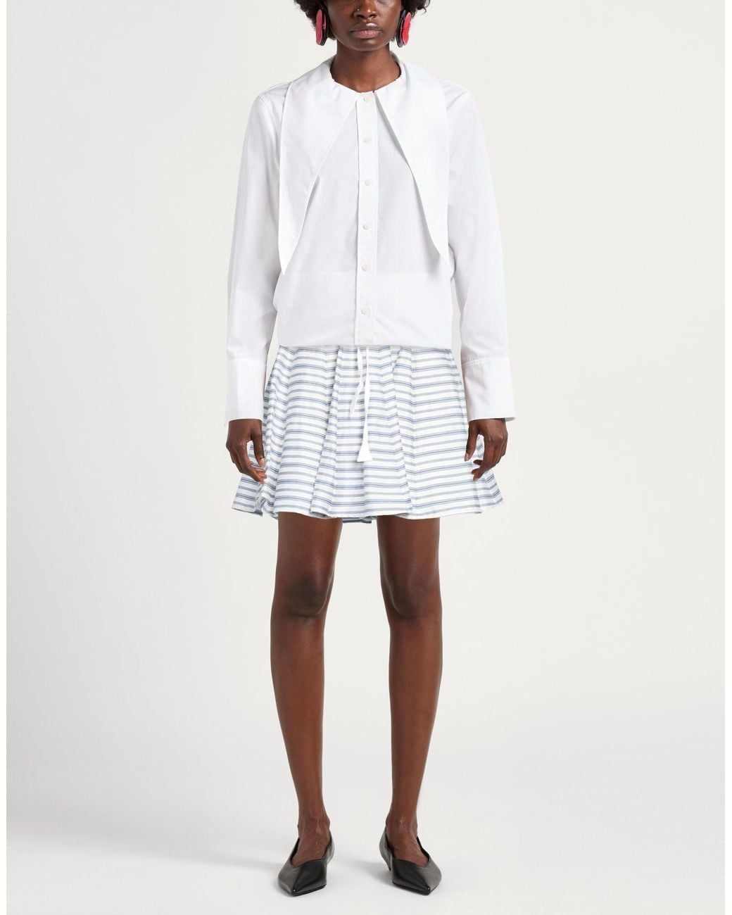 Sandro White Mini Skirts