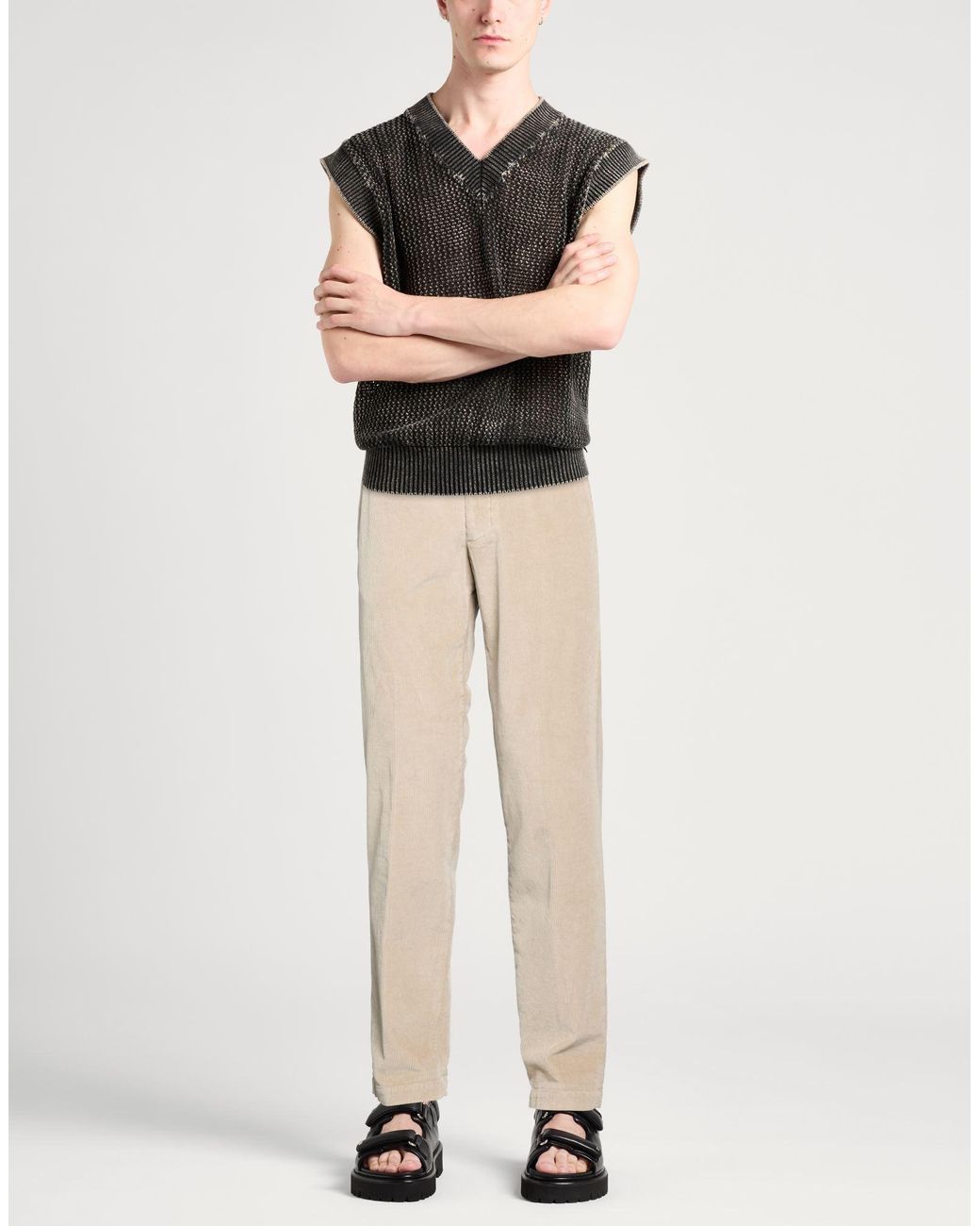 Michael Coal Natural Pants Cotton, Modal, Elastane for men