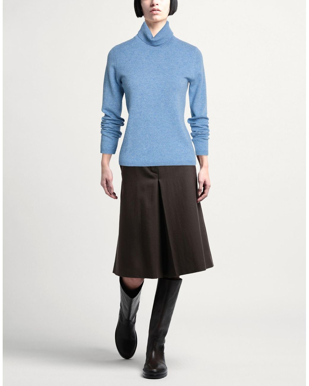 HELMUR® Blue Turtleneck
