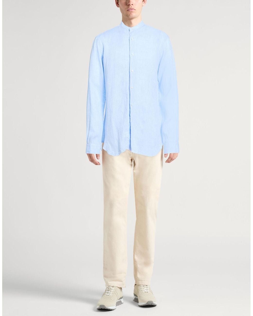 Barba Napoli Blue Shirts for men