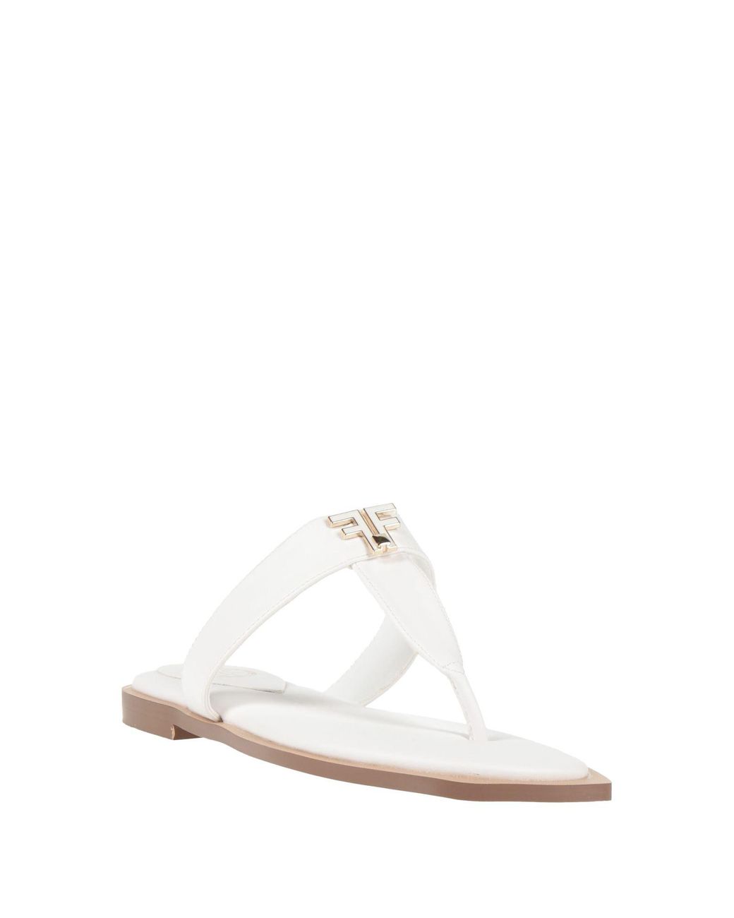 Fracomina White Thong Sandal