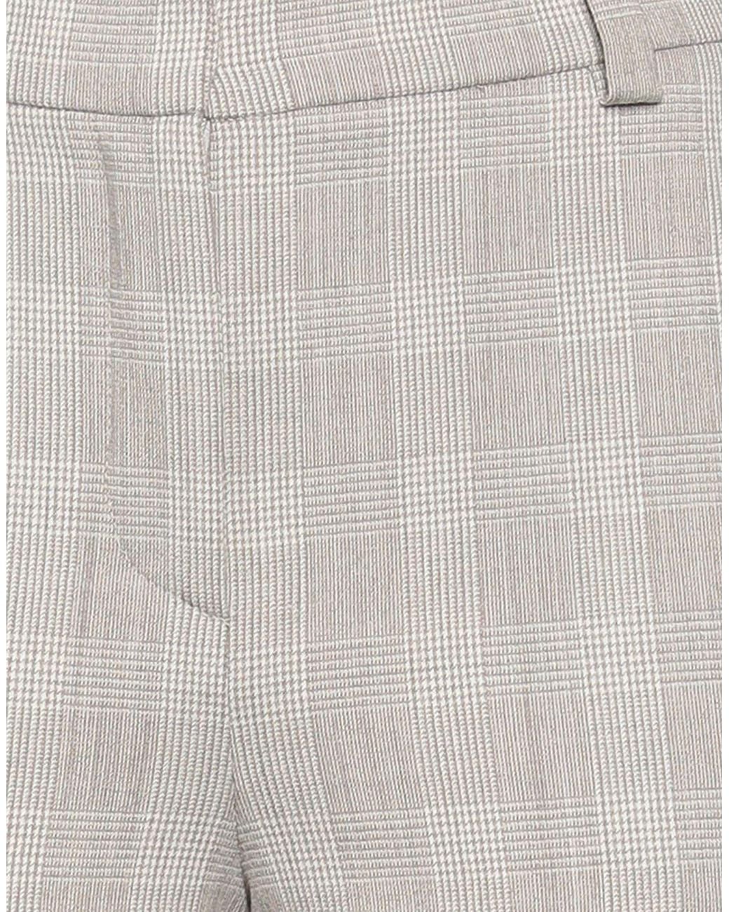 Antonelli Gray Taupe Pants Polyester, Virgin Wool, Elastane