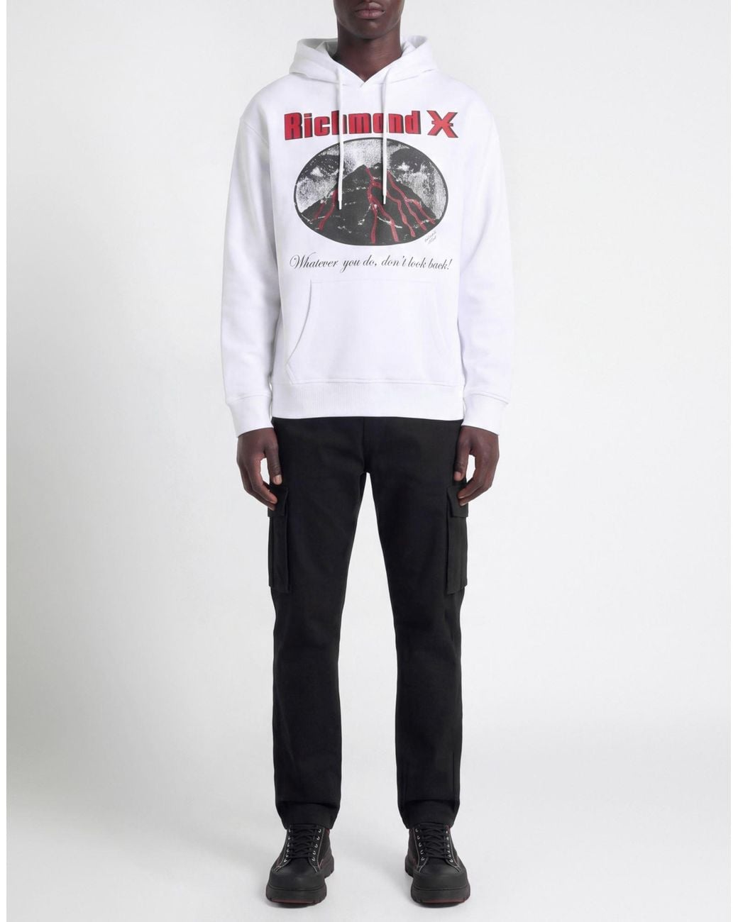 Richmond X White Sweatshirt Cotton, Polyester for men
