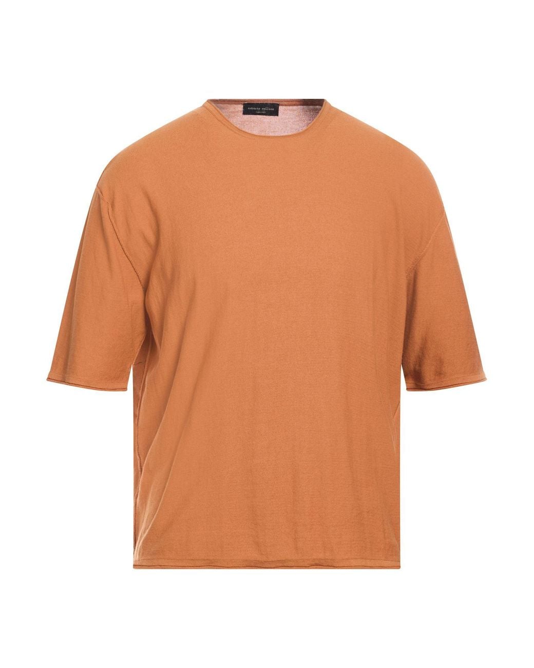 Pullover Roberto Collina de hombre de color Orange