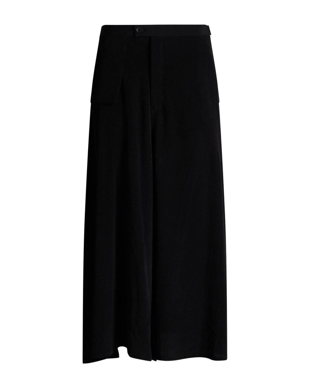 Yohji Yamamoto Black Pants Triacetate, Polyester