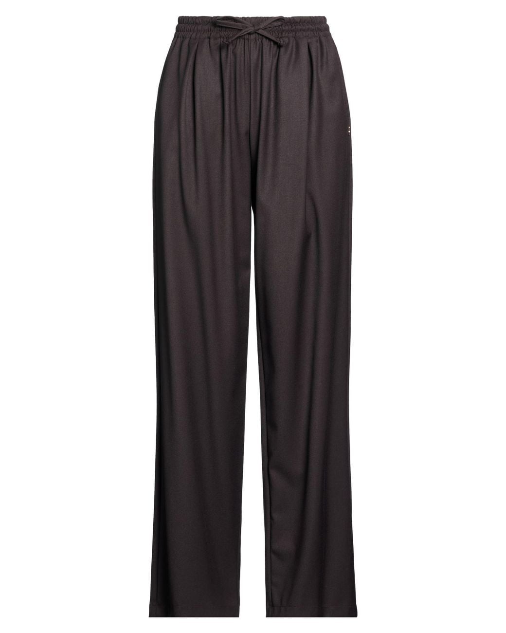 hinnominate Gray Dark Pants Polyester, Viscose, Elastane