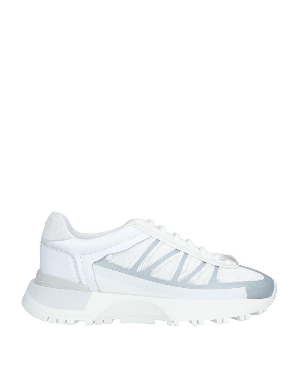 Maison Margiela White Multi-Color Low Cut Leather Shoes
