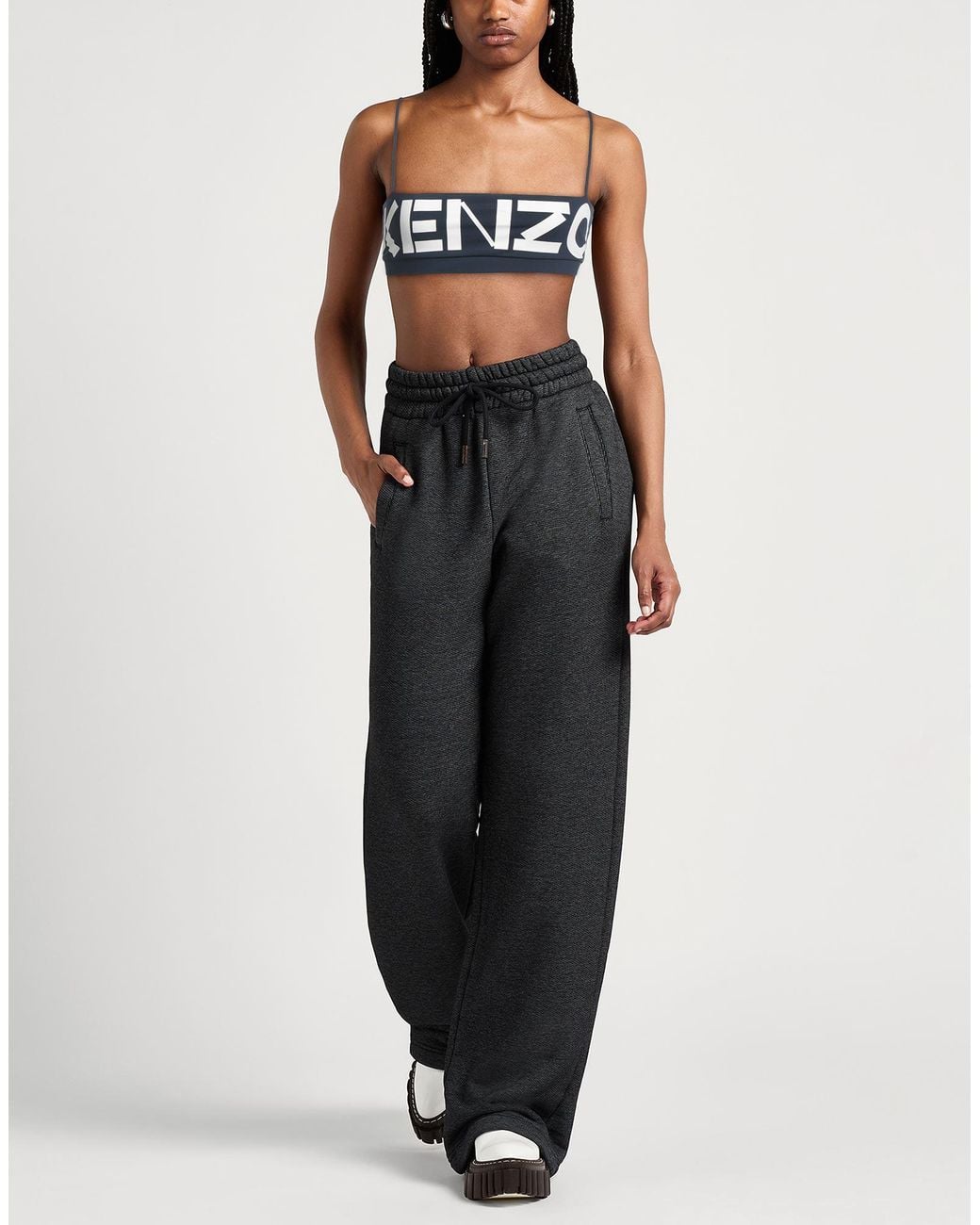 KENZO Blue Top Polyamide, Elastane