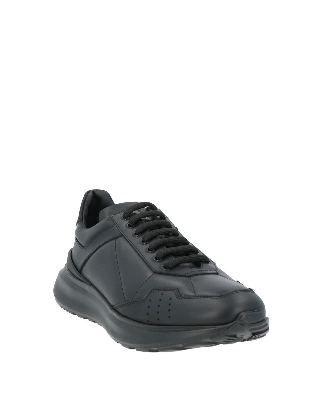 MICH SIMON Black Sneakers Calfskin for men