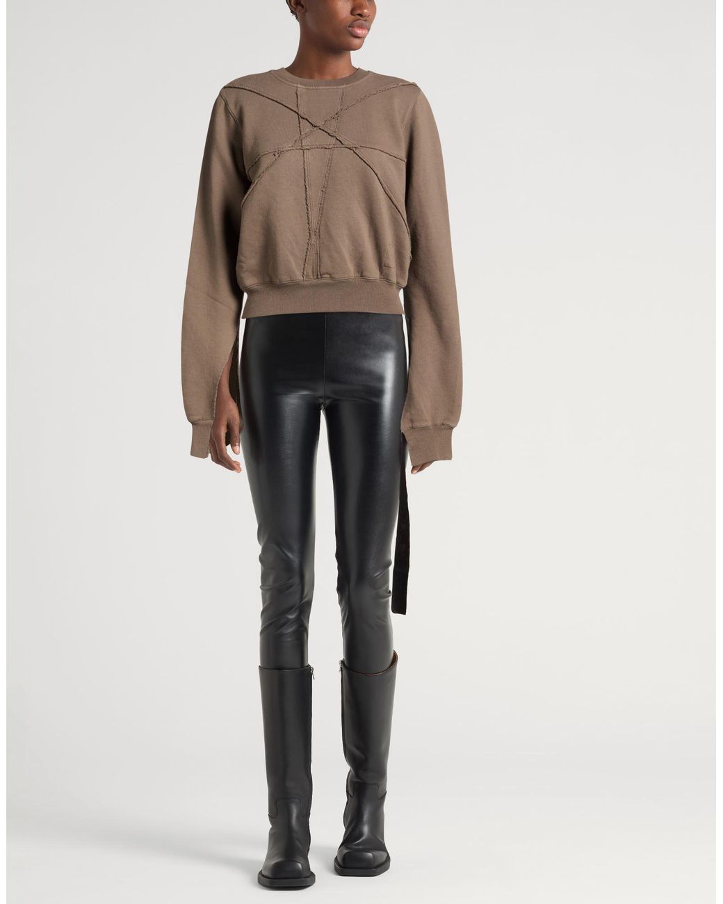 Rick Owens White Sweatshirt