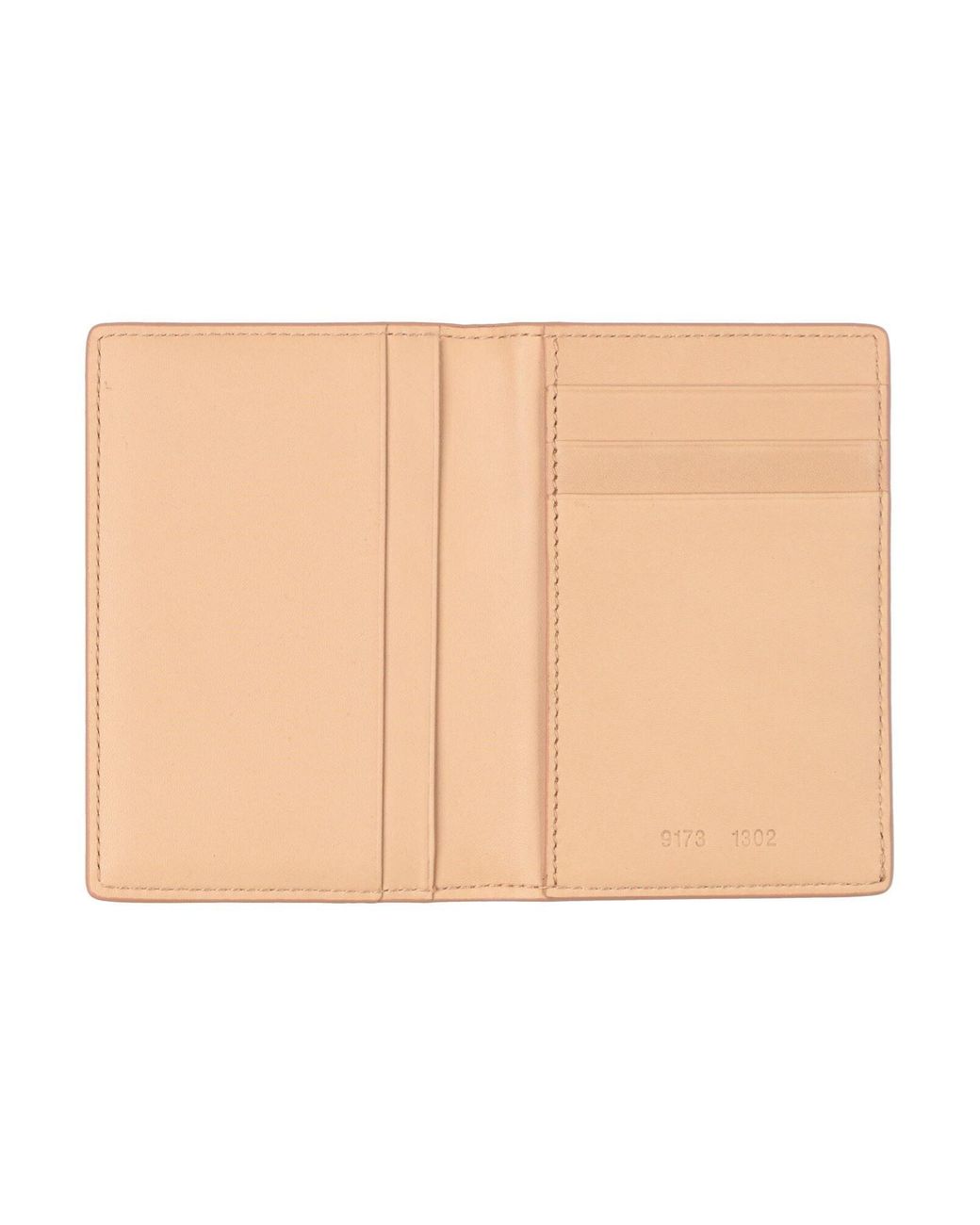 Common Projects Brown Camel Cardholder Leather