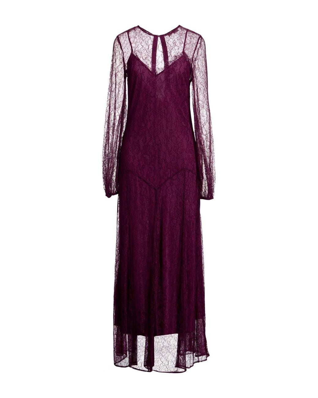 Twinset Purple Maxi Dress
