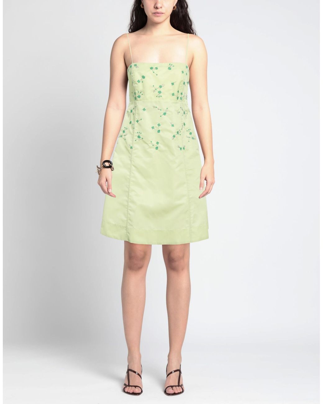 Ganni Yellow Mini Dress