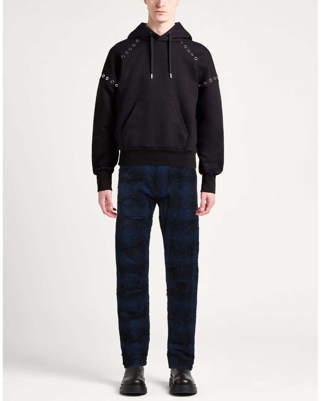 Givenchy Blue Pants Cotton for men