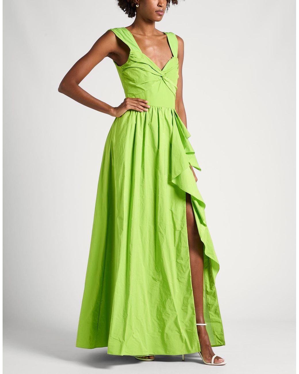 Marchesa Green Maxi Dress