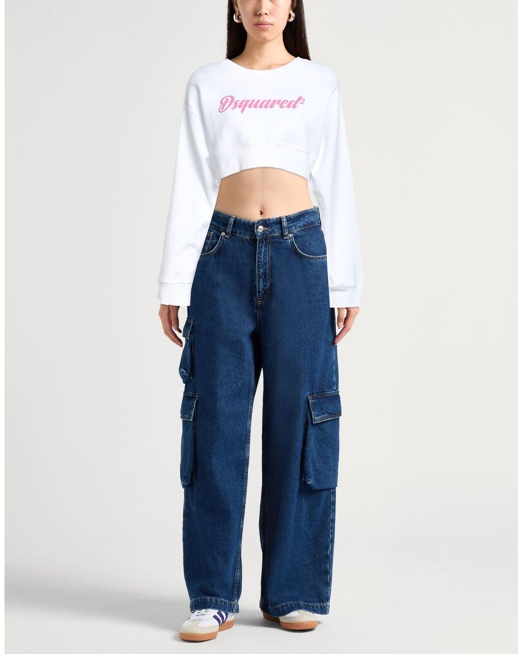 DSquared² White Sweatshirts