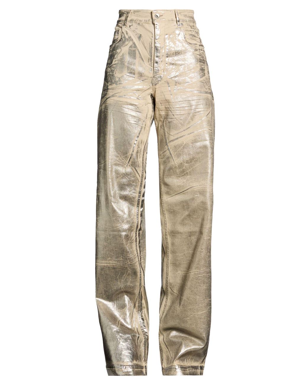 Rick Owens Natural Jeans Cotton, Polyester, Rubber