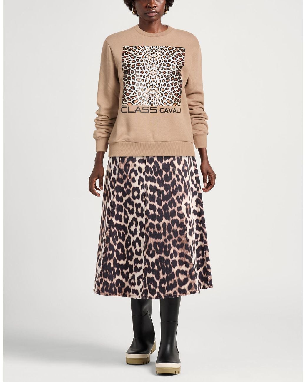 Roberto Cavalli White Sweatshirt