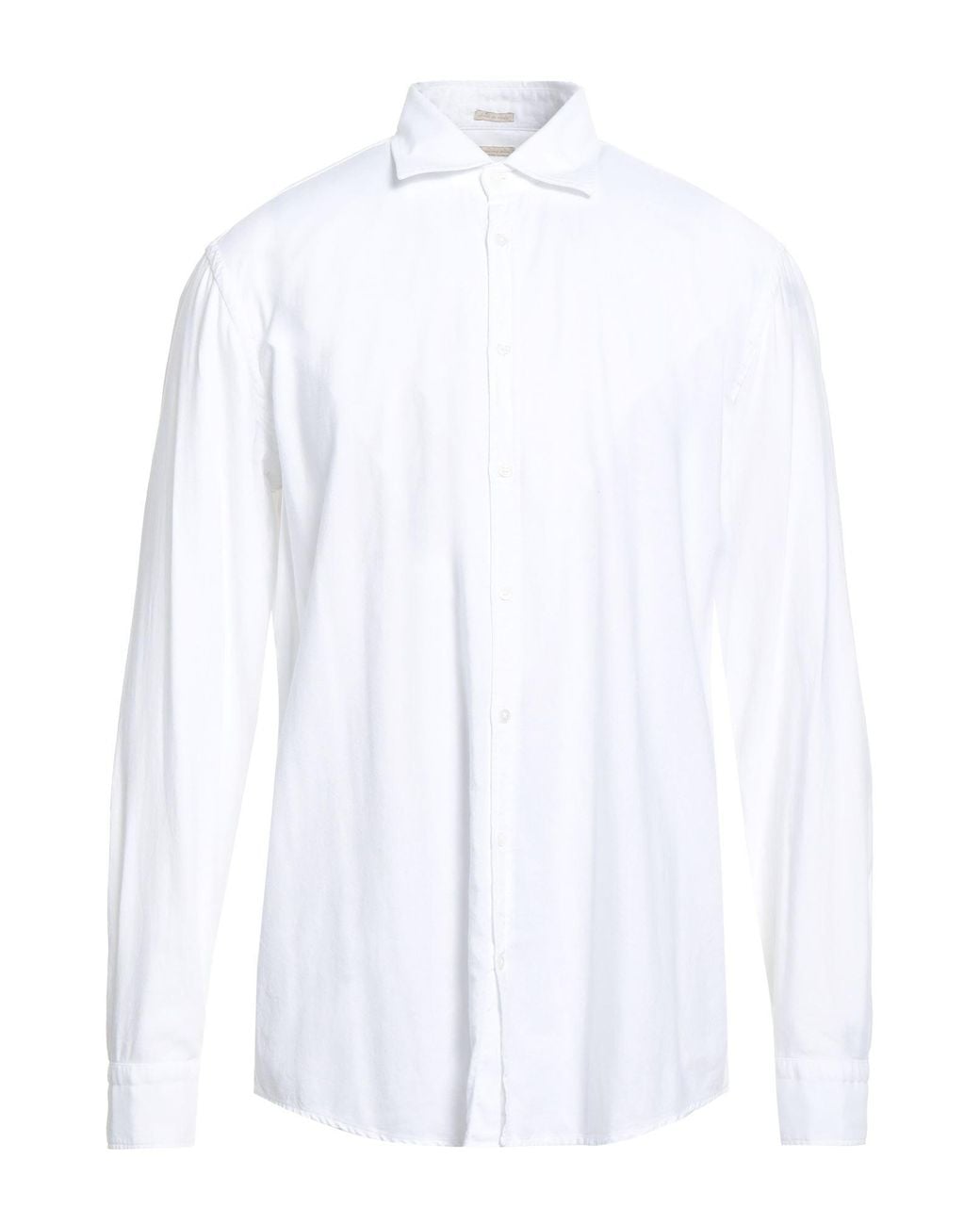 Massimo Alba White Shirt Viscose, Cotton for men