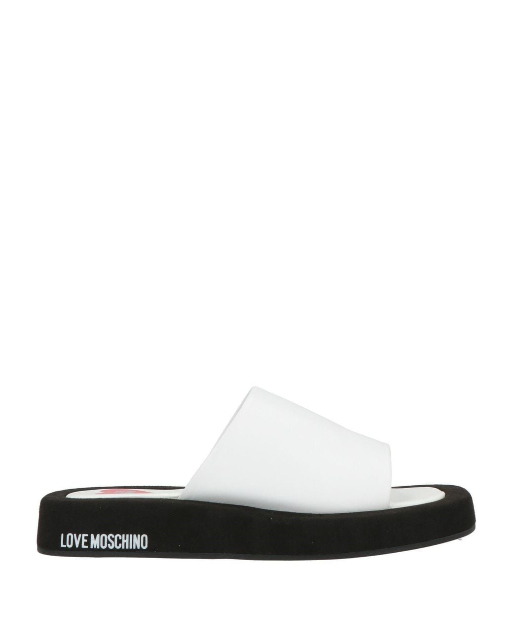 Love Moschino White Sandals Leather