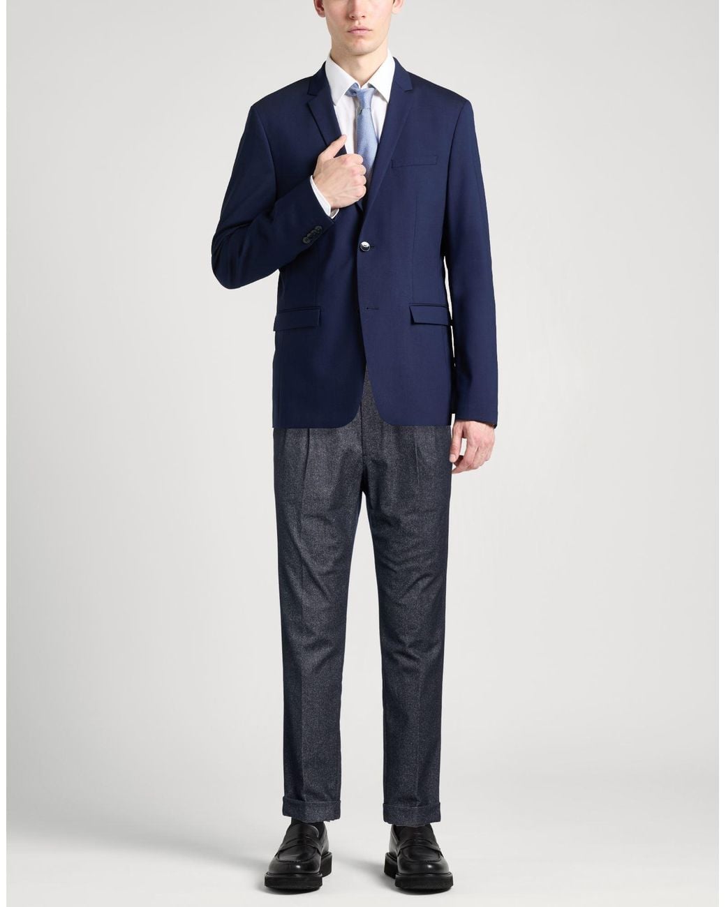 Santaniello Blue Trouser for men