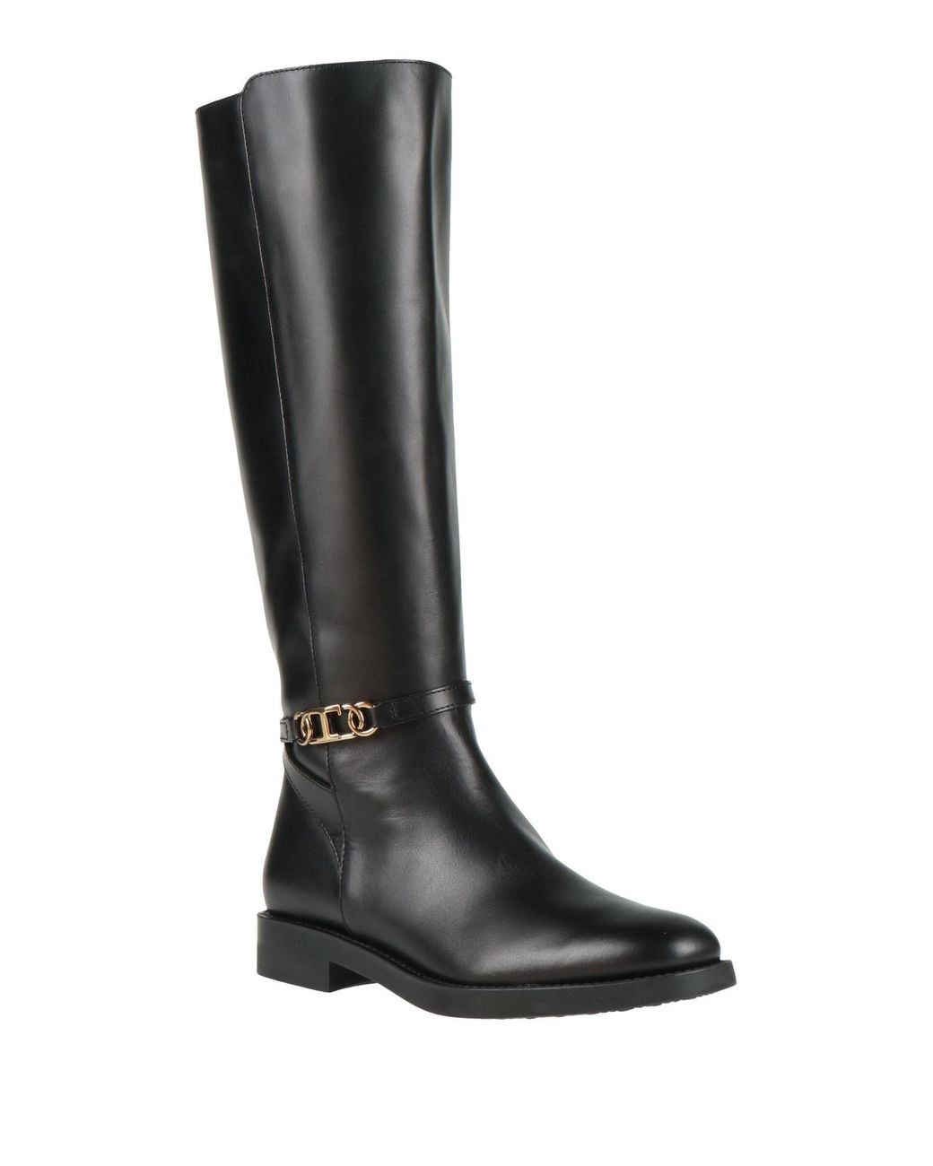 Tod's Black Boot Leather