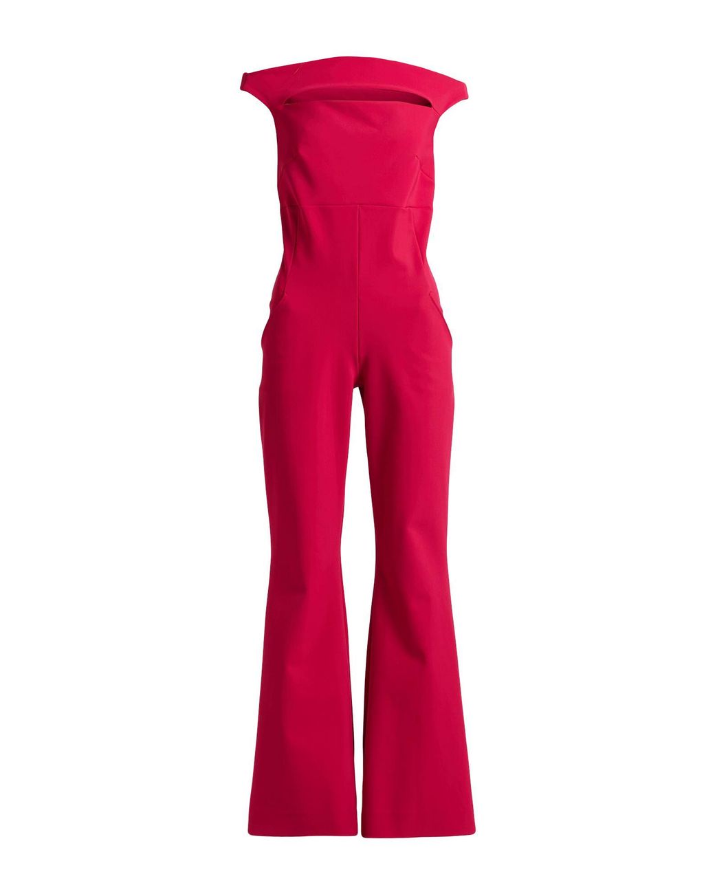 La Petite Robe Di Chiara Boni Red Garnet Jumpsuit Polyamide, Elastane
