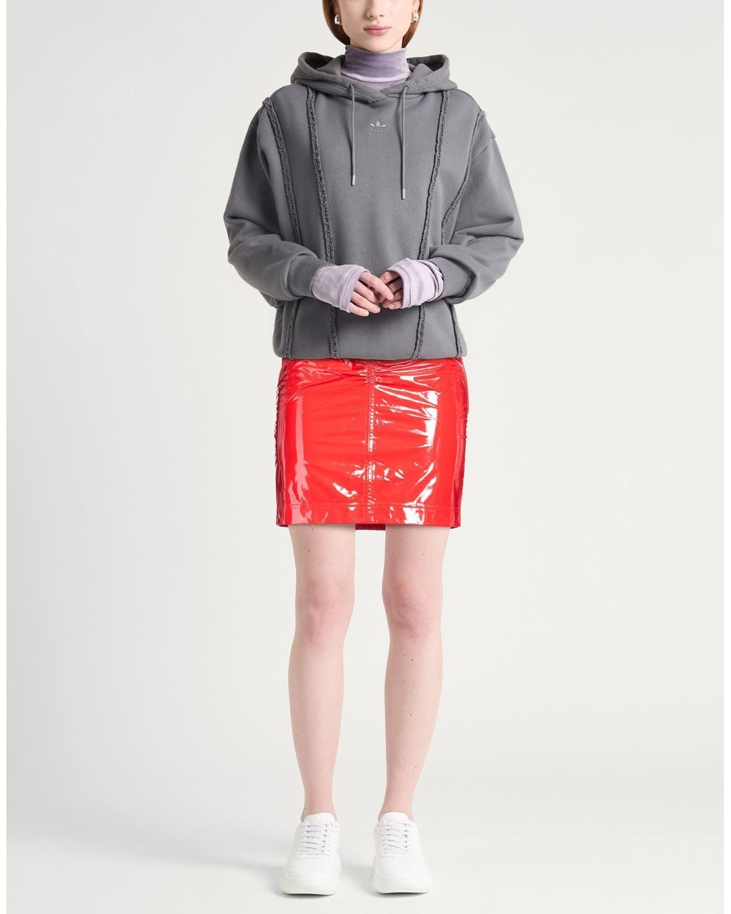 Patrizia Pepe Red Mini Skirt