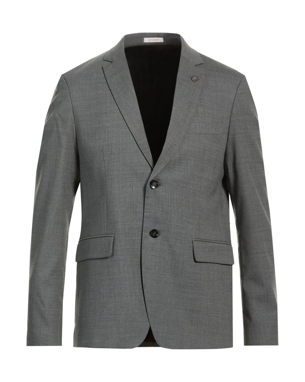 Officina 36 Gray Blazer for men