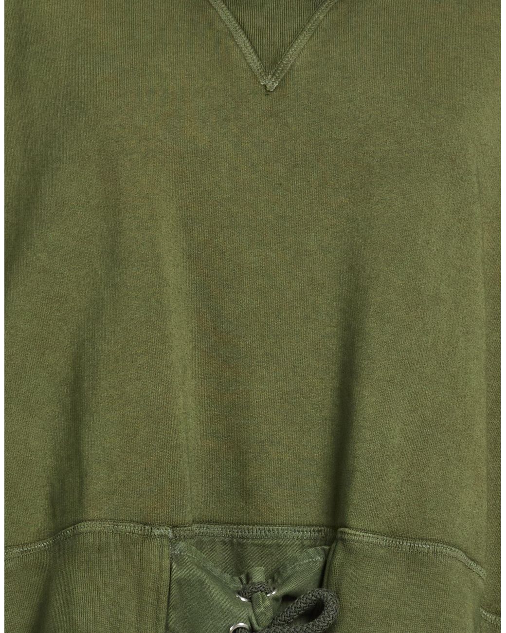 DSquared² Green Multipockets Crewneck Sweatshirt