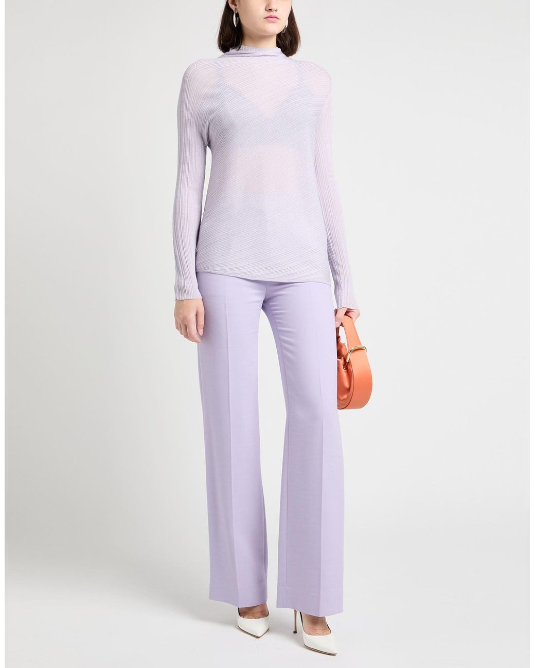 Col Roulé Theory en coloris Purple
