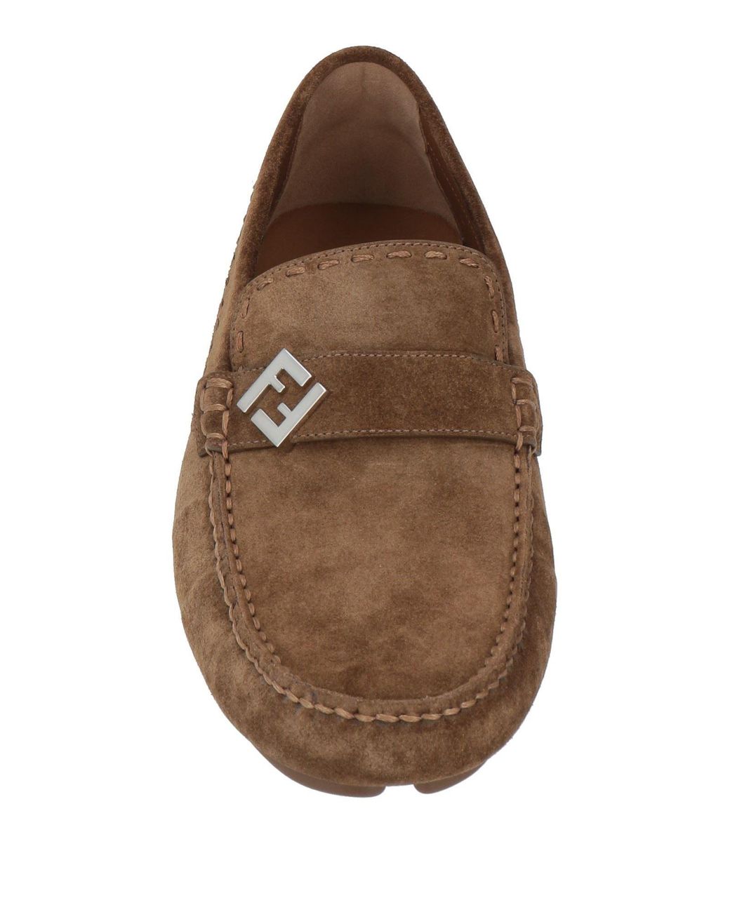 Fendi Brown Loafers Leather for men