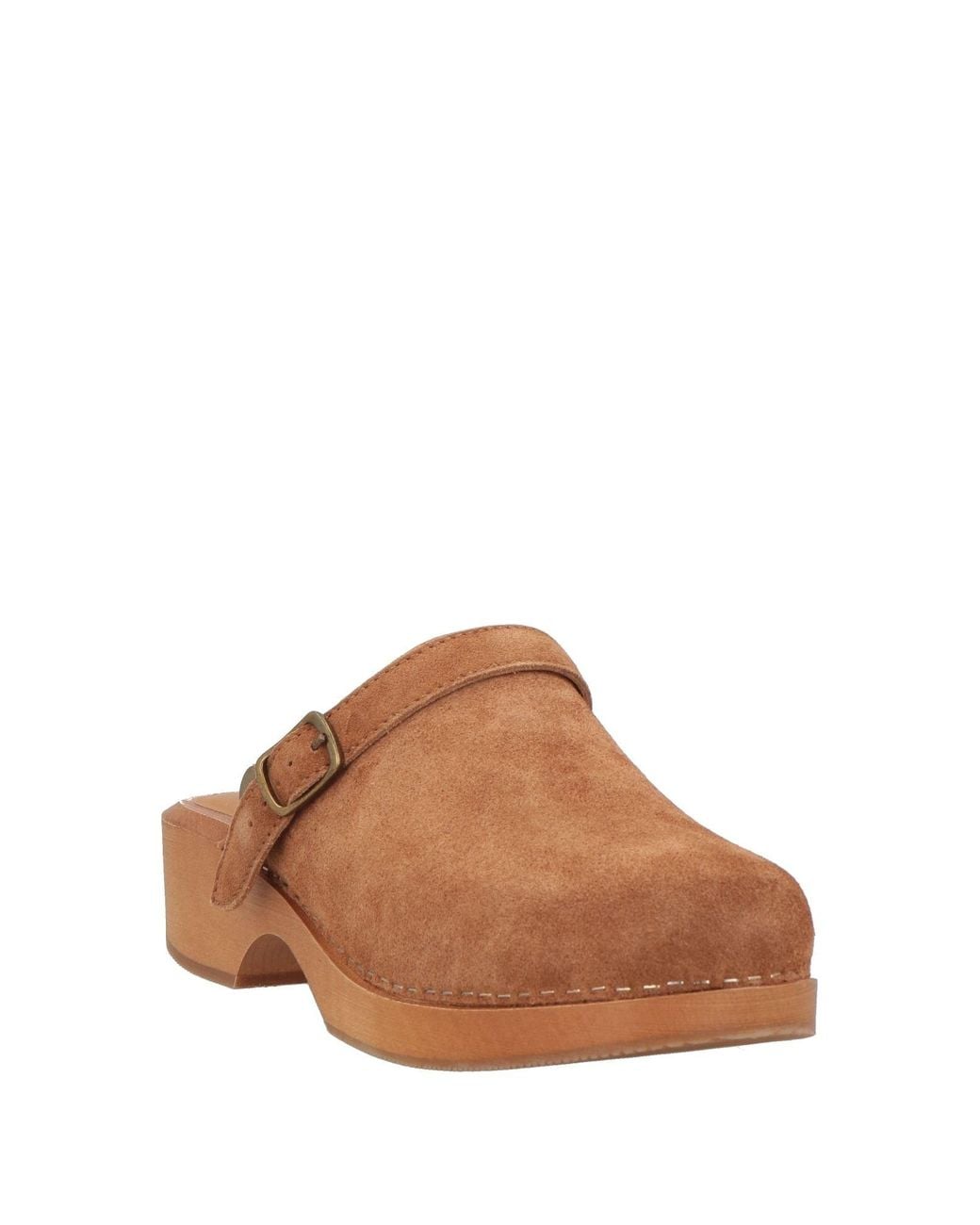 Re/done Brown Mules & Clogs Leather