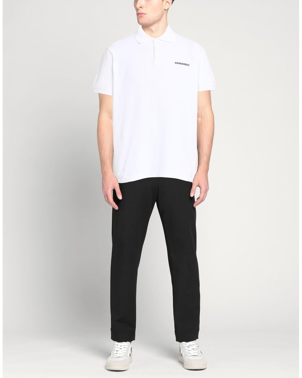 DSquared² White Polo Shirts for men