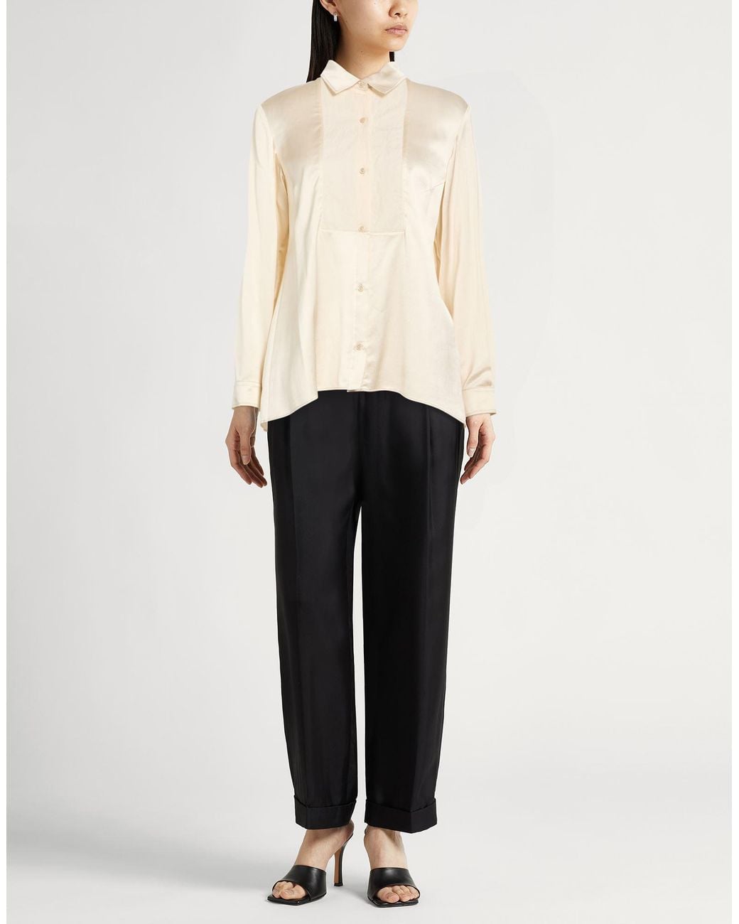 Gentry Portofino Natural Cream Shirt Viscose, Wool, Polyamide