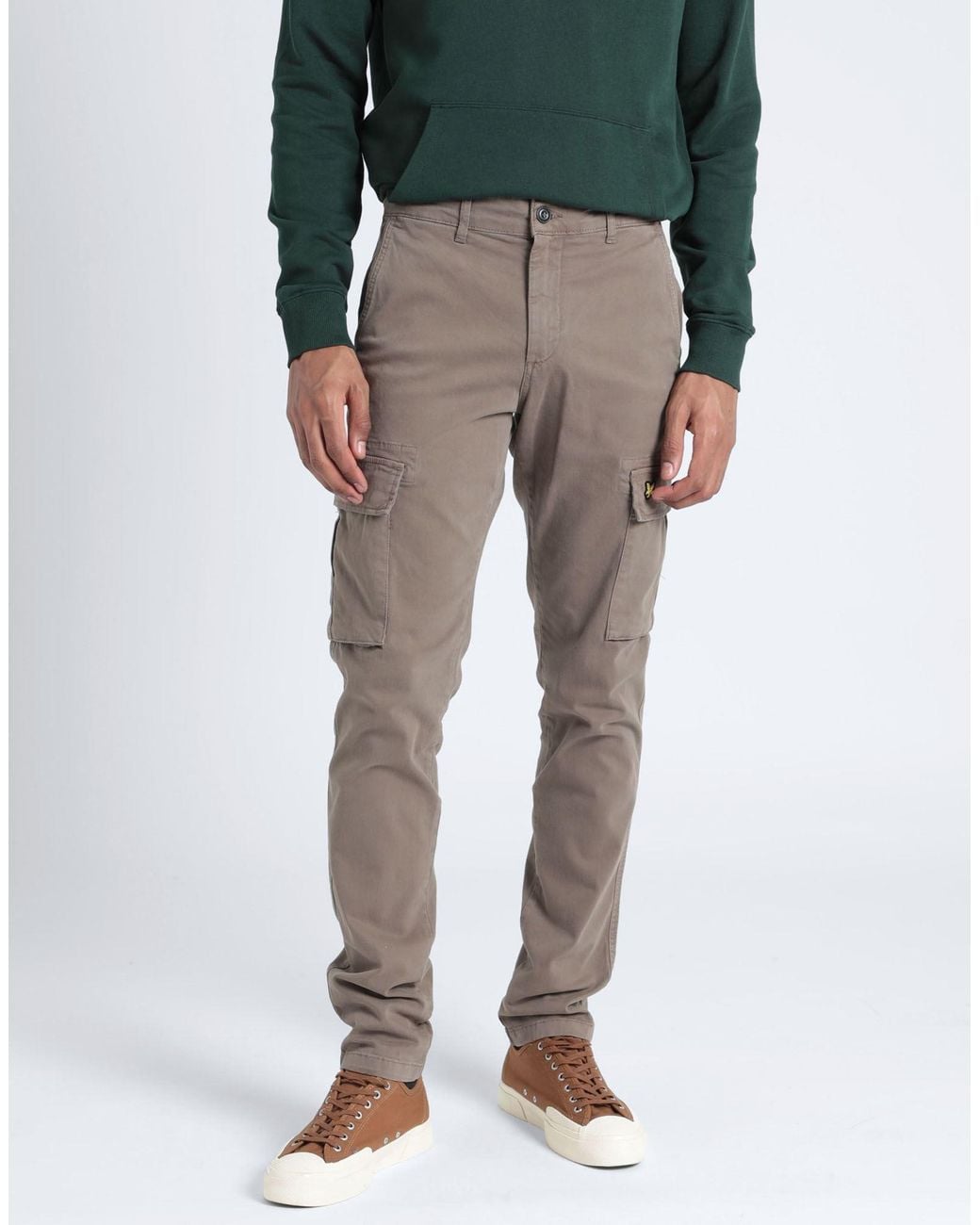 Lyle & Scott Gray Trouser for men