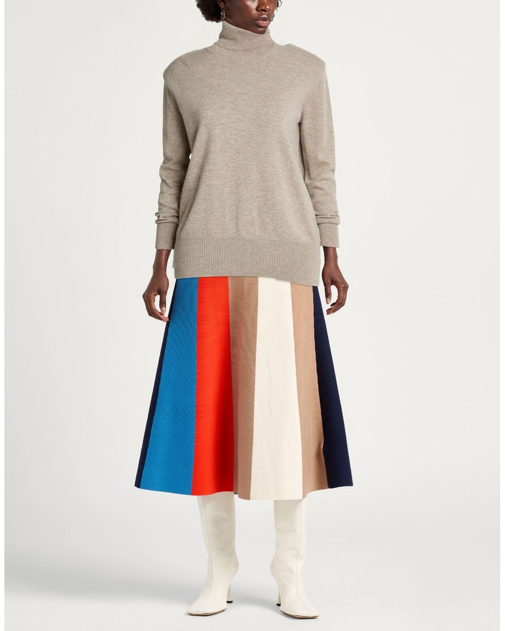 Alpha Studio Natural Rollkragenpullover