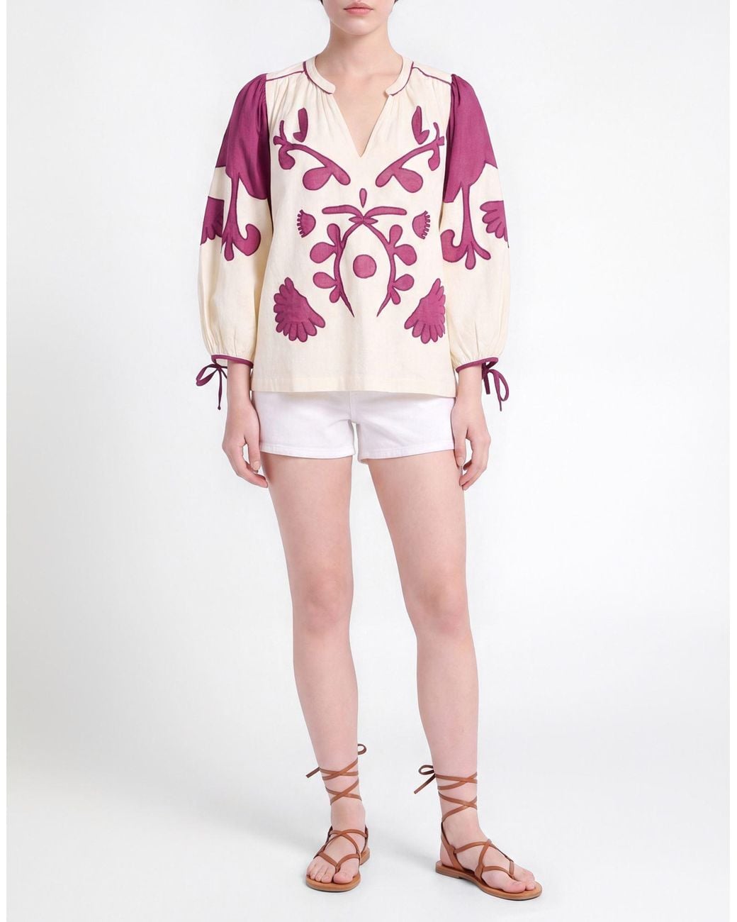 Ba&sh Pink Top Cotton