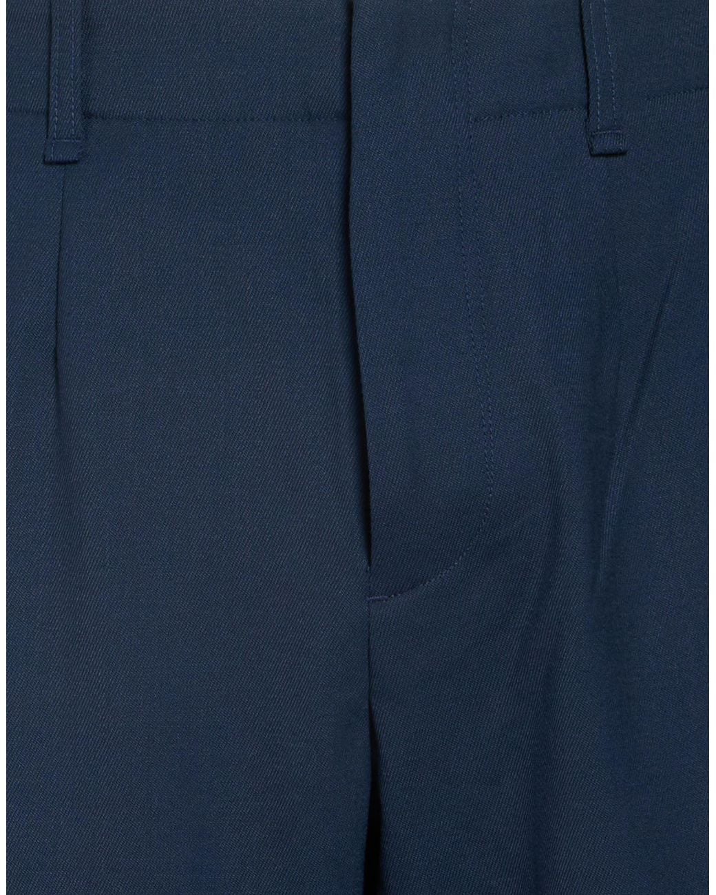 Rag & Bone Blue Pants Wool, Polyester, Lycra for men
