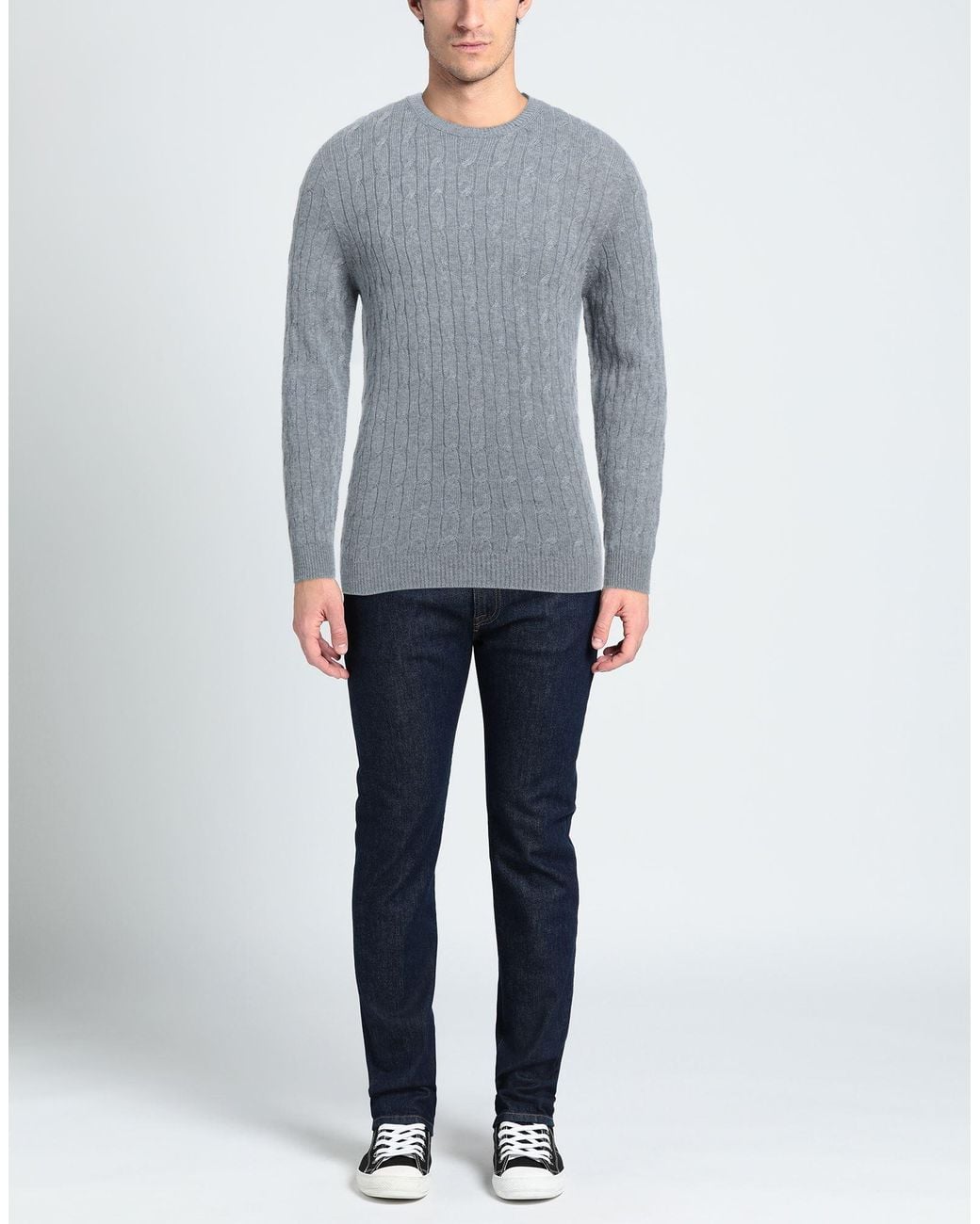 Alpha Studio Blue Sweater for men