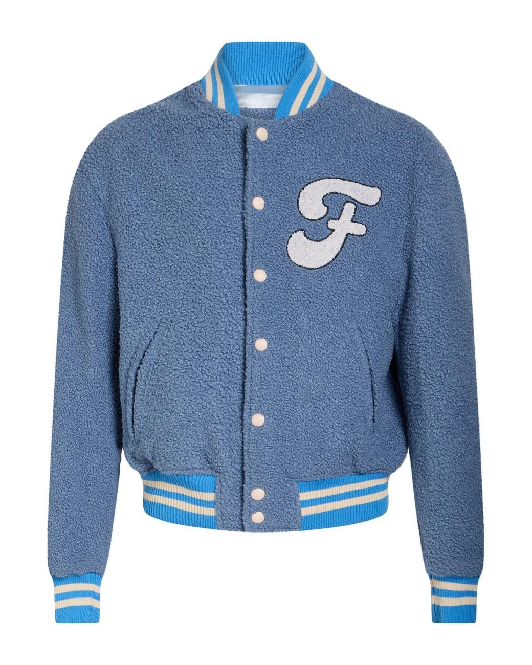 FAMILY FIRST Blue Jacket Polyester for men